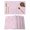 Pink, variant on Pink Branches Placemats Set of 6, Vintage Art Farmhouse Placemats for Dining Table, Place Mats for Kitchen Tabletop, Waterproof Wipeable Dining Table Mats Set