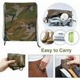 thumbnail image 3 of 14 Pcs Camo Bag Drawstring Backpacks Camouflage Drawstring Bags Camouflage Lightweight Camo Pack for Gym Camping Sackpack 16.54x13.39x0.12inch Olive, 3 of 5