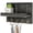 Old Black, variant on Rebee Vision Key Holder Wall Mount - Mail Organizer and Key Rack with 5 Hooks (Black, 10inch)