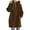 Brown#sweatshirt for women zip, variant on Women's Plus Size Casual Zip Up Hoodie Long Tunic Sweatshirts Fleece Jackets,Hoodies for Women Casual Full Zip Up Hoodie