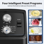 Aeitto Blender, Blenders for Kitchen with 1800W Motor, 68oz. Large Capacity, 2-in-1 Blender & Grinder Combo, BPA-Free Countertop Professional Blender for Smoothies, Ice Crush, Frozen Drinks, Silver