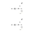 thumbnail image 2 of QualitChoice 1 Set Star Decorations Household Interesting Exquisite Stars Pendant Party Supply Craft Decoration Decor Props for Layout Silver 2Set, 2 of 6