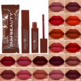thumbnail image 2 of DNM-brillo de labios mate de Chocolate para mujer, tinte de labios de terciopelo hidratante, duradero, antimanchas, Cosméticos hidratantes, maquillaje, 2 of 7