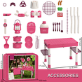 thumbnail image 5 of Richgv Kids Camping Toy Set with Play Table, Pretend Play Camping Toys with Folding Storage Table, Outdoor Indoor Toddler Camping Toy for Girl Boy, 5 of 5