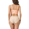 thumbnail image 3 of NOMADIC NOOK Women's Wirefree Bras, Strapless Breathable Push-up Support Bralette 2 Packs, 3 of 4