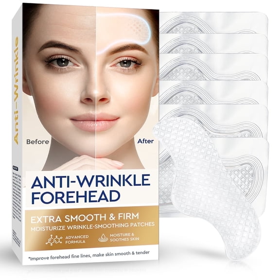 Anti Wrinkle Patches, Forehead Wrinkle Patches, Smooth Fine Lines & Wrinkles, Reduces Fine Lines & Frown Lines, 10PCS