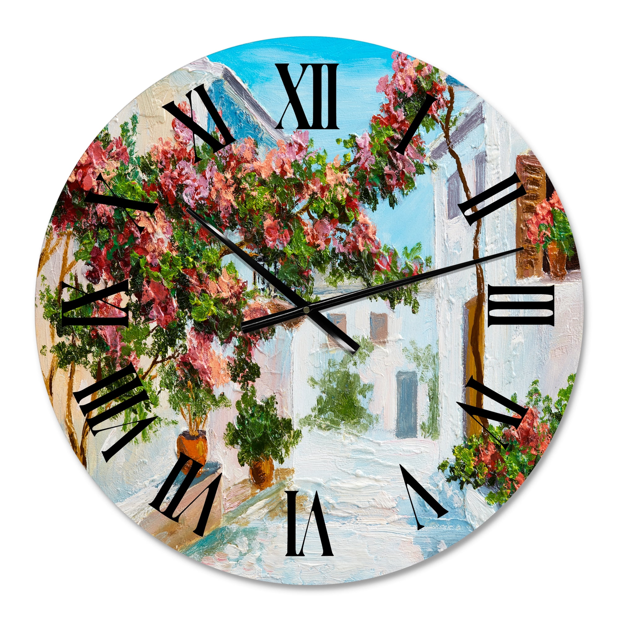 Designart 1 in Quartz Coastal Wall Clock