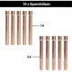 thumbnail image 4 of Tig Welding Accessories Set, Adapter Sleeves+ Housing+ Ceramic Nozzles+ Tungsten Electrodes For -26, 4 of 5