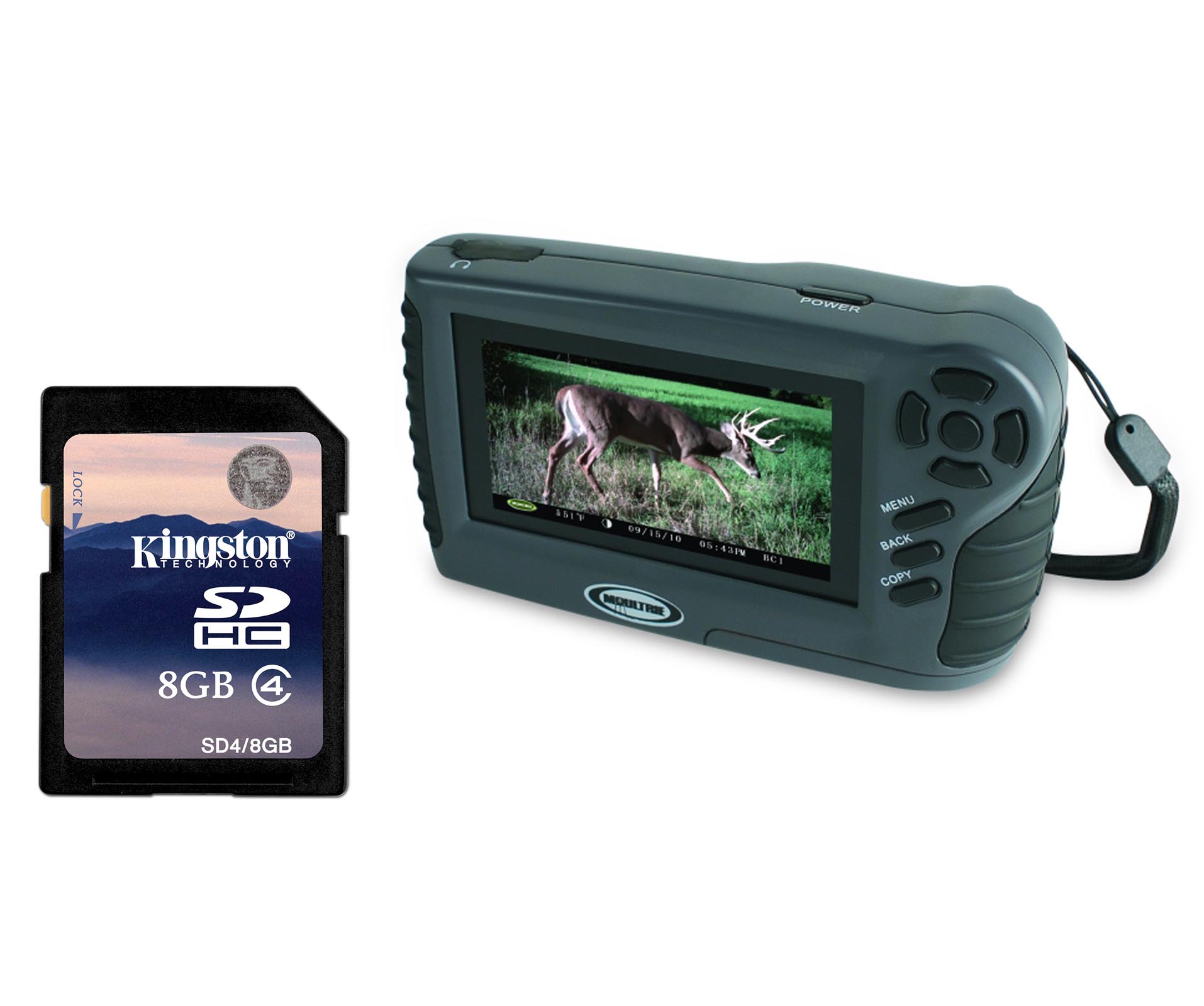 MOULTRIE VWR11 Game Camera 4.3" HandHeld Picture & Video Viewer + 8GB