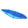 thumbnail image 3 of Hamaca ligera para exteriores con mosquitera de 260 x 140 cm, antivuelco, para acampar, color azul y azul cielo, 3 of 15