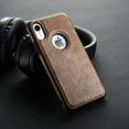 thumbnail image 3 of Classy Design Luxury Leather Phone Case for iPhone XR Non-Slip Grip Full Body Ultra Slim Protective Case 6.1 Inch (Brown), 3 of 12