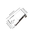 thumbnail image 4 of Soidarity Tailpiece String Plate Firmeza Instrumento Accesorios de larga duración para principiantes Pieza reemplazada Suministros de mandolina Accesorios para instrumentos musicales, 4 of 6