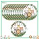 thumbnail image 3 of Decoraciones para fiestas de cumpleaños con animales de la jungla Wild One Woodland Safari Platos de papel Vasos Servilletas Globos Suministros para baby shower para niños, 3 of 5