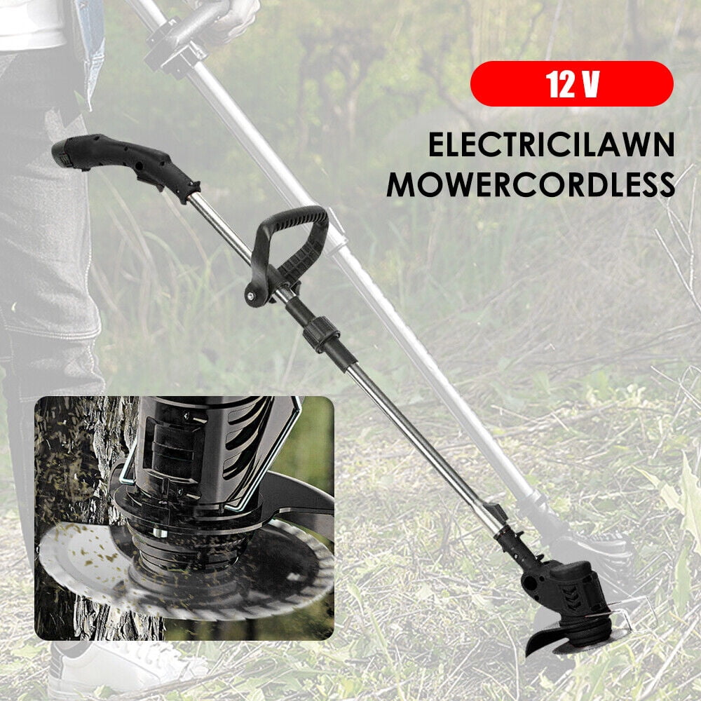 G·PEH Cordless Weed Eater 900W Electric Brush Cutter Lawn Edger Grass String Trimmer