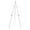 Silver, variant on Colcolo Telescoping Display Easel Foldable Poster Holder Stand for Outdoor Sketching White