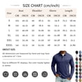 thumbnail image 3 of Men's Long Sleeve Polo Shirts Casual Button T-Shirts with Pocket Basic Lightweight Collared Golf Shirt Yellow S, 3 of 5