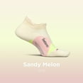 thumbnail image 3 of Feetures Elite Light Cushion No Show Tab Ankle Socks - Sport Sock with Targeted Compression - Sandy Melon, S (1 Pair), 3 of 7