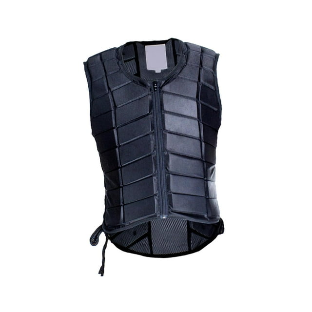 relayinert Equestrian Protective Vest Gear Accessory For Horse Riding Vest Designed For Adults And Teens Equestrian And Men Black S