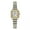Two tone, variant on Gold Watches for Women Dainty Square Vintage Watches Luxury Ladies Diamond Accent Dress Stainless Steel Bracelet Watch Analog Quartz Waterproof Watch