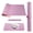Pink & Rose, variant on Nail Art Table Mat, (MAT ONLY) Soft Microfiber PU Leather Nail Hand Rest for Nail Arm Rest Cushion, Foldable Nail Art Rest Pillow Manicure Pad Desk Mat - Pink