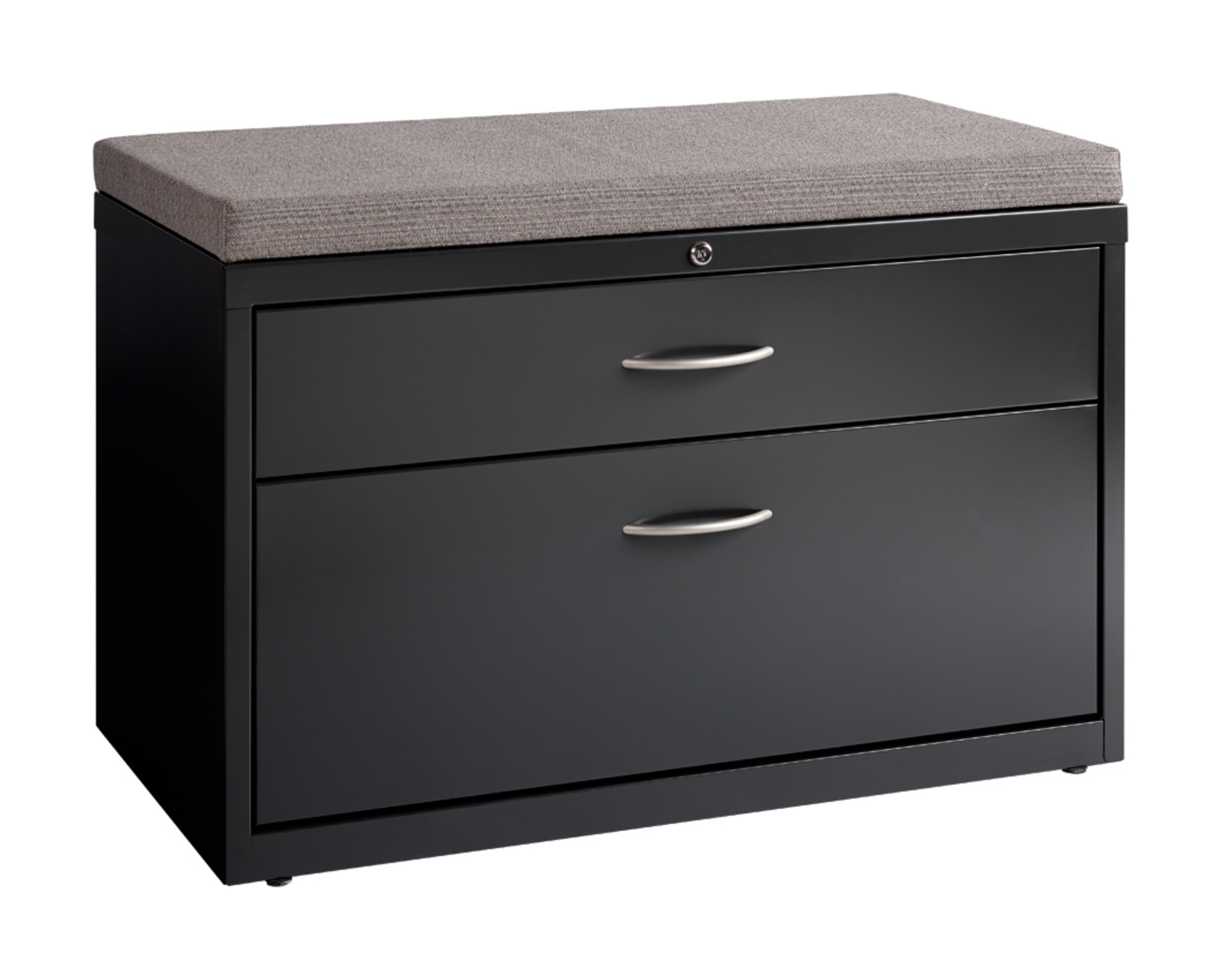 Hirsh Industries B2248135 36 in. Low Credenza with Box & File Drawers - Charcoal - image 4 of 13