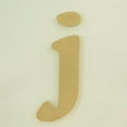 thumbnail image 1 of Package of 1, 6 Inch X 1/2" Thickness MDF Letter j in The Goudy Heavy Font, Thick, Lower Case for Art & Craft Project, Made in USA, 1 of 4
