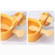 thumbnail image 2 of Máquina de hielo | Moldes de cubitos de hielo de liberación fácil con tapa | Pequeña nevera doméstica | Blanco | Diseño que ahorra espacio | A prueba de fugas | Inyección rápida de agua | Ideal para, 2 of 8