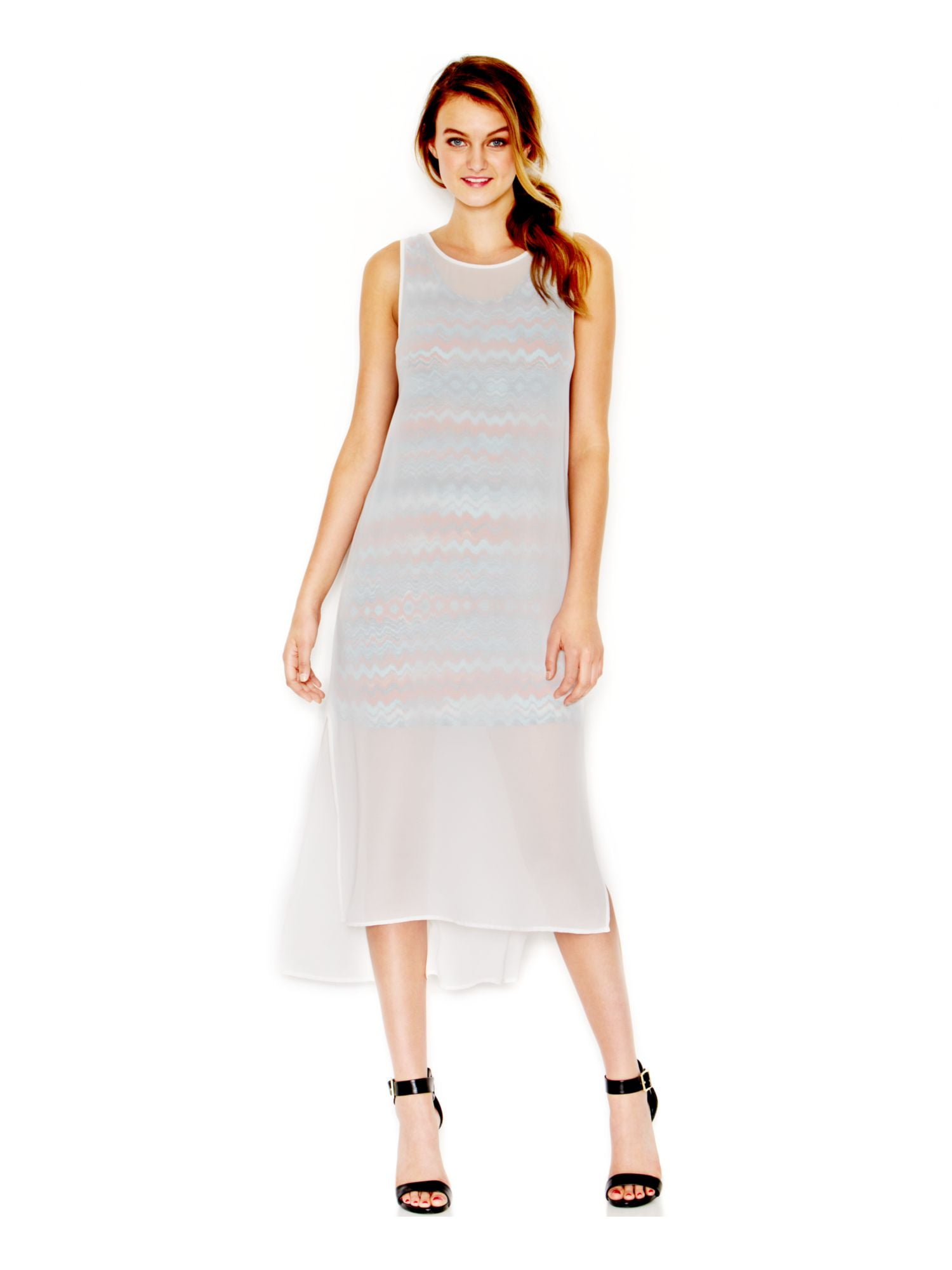 scoop neck shift dress