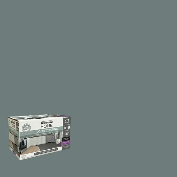 Rust-Oleum Home Semi-Gloss Juniper Interior Floor Coating Kit-363717T, Quart