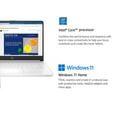 thumbnail image 2 of HP 14" Laptop for Student and Business, Ultral Light Laptops, Intel Celeron N4120(Quad-Core),4GB RAM,64GB eMMC,Intel UHD Graphics,1-Year Office 365,Windows 11 S,Snowflake White, 2 of 5