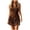 dress26-Coffee, variant on yboeqw Women Sleeveless Fringe Mini Dress Zip Front Collared Western Cowgirl Halloween Costume Short Dresses Size XXL