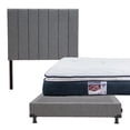 thumbnail image 1 of Colchón Matrimonial + Box Plomo + Cabecera Argos Spring Air Dicasa Monaco, 1 of 8