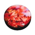 thumbnail image 3 of Easygdp Autumn Maple Leaves Automobile Tire Dust Cover, 14-17in Spare Tire Cover Universal Fit for Trailer, Car, Truck, SUV, Jeep - 16 inch, 3 of 9