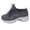 Grey, variant on Women's Glitter Rhinestones Chunky Heels Walking Shoes Comfortable Knit Height Increasing Platform Wedge Slip on Fashion Sneakers for Nursing Non Slip Work Fall Casual Black Size 6