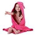 thumbnail image 1 of Albornoz de algodón con capucha para bebé con cara de animal para niños y niñas de 0 a 6 años, color rosa BANYUO  Electrónica, 1 of 7