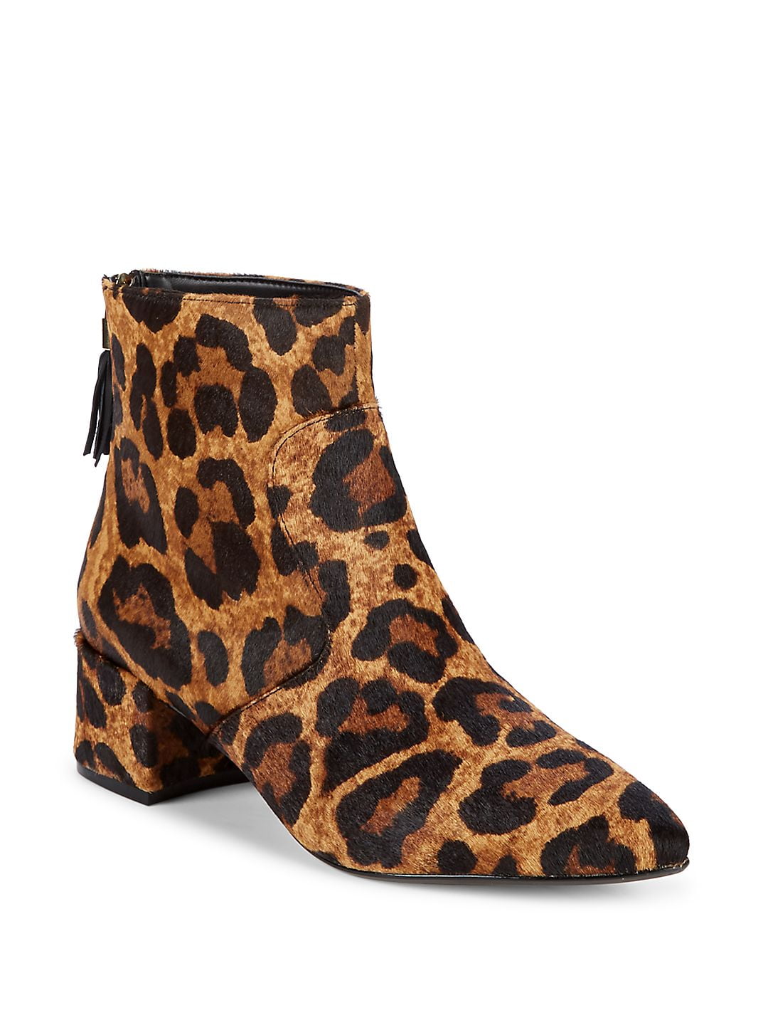 Maude Leopard Print Calf Hair Boots 