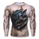 thumbnail image 4 of Nuevo Superman Spiderman Aquaman Camiseta Culturismo Medias Fitness Hombre Secado Rápido Manga Larga Entrenamiento Compresión Camisapangjing, 4 of 4