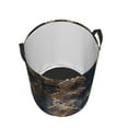 thumbnail image 3 of Easygdp Watercolor Snake Skin Large Dirty Clothes Hamper, Lightweight Storage Basket, Household Laundry Bag with Handle - Medium, 3 of 8