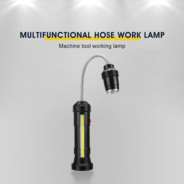 Luz de trabajo COB para exteriores Linterna de camping ajustable de 360 degree USB Cola Luz de trabajo