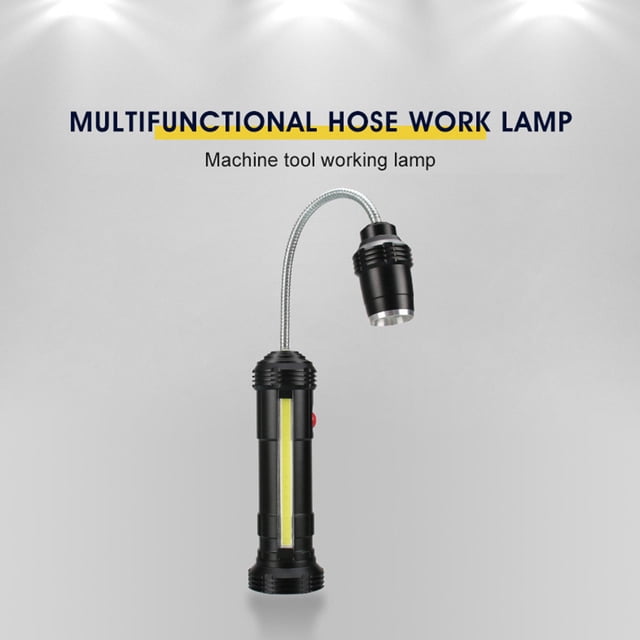 BBQ COB Work Light Linterna de camping ajustable de 360 degree, 4 modos flexibles IP44 a prueba de agua para reparación de automóviles BBQ , Usb DYNWAVEMX Luz de trabajo