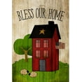 thumbnail image 2 of America Forever Bless Our Home House Flag 28x40 inch Double Sided Americana Country Living Primitive Farm American Rustic Seasonal Yard Outdoor Decoration, 2 of 6