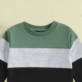 thumbnail image 4 of NOLDARES 2pcs Toddler Baby Boy Fall Winter Outfits Long Sleeve Crewneck Sweatshirt Tops Elastic Joggers Pants Set Cute Print Clothes Clothing(Green,12-18 M), 4 of 6