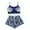 X1 Blue, variant on Bjutir Short Sets For Women Outfit Halloween Pajama Shorts Set Black L