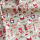 thumbnail image 1 of Christmas Decoration Fabric Pure Cotton Snowflake Elk Santa for Sewing Christmas Costumes Gift by Half Meter, 1 of 4