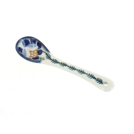 - Polish Pottery Sunflower Sugar Spoon