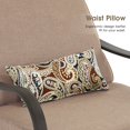 thumbnail image 4 of ivinta Outdoor Lounge Chair with Cushions, Pillow, Large Patio Chair, Beige, 4 of 8