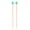 Green, variant on YAHHU 1 Pair Wool Head Keyboard Marimba Mallets Beech Handles Purple 16.3in / 41.5cm