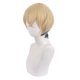 thumbnail image 2 of Peluca corta para cosplay de anime, rubia y negra degradada, 28 cm, 2 of 3