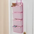 thumbnail image 2 of 4 Pocket Over The Door Hanging Organizer Easy Storage/Organization Solution Versatile Accessible in Any Room in the House, 2 of 8