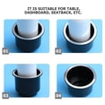 thumbnail image 3 of QIFULL 2Pcs Black Plastic Cup Holder Inserts Recessed Design for Car Truck Golf Cart and Camper, 3 of 8